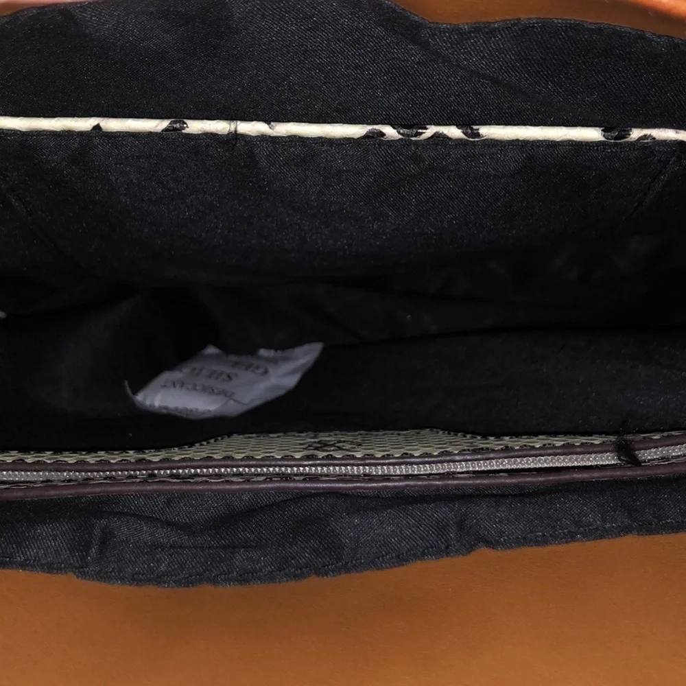 NWT Christian Lacroix Snake Skin Satchel